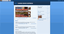 Desktop Screenshot of cargoenvioexpress.blogspot.com