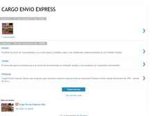 Tablet Screenshot of cargoenvioexpress.blogspot.com