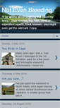 Mobile Screenshot of notevenbleeding.blogspot.com