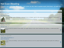 Tablet Screenshot of notevenbleeding.blogspot.com