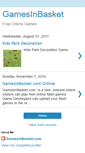 Mobile Screenshot of gamesinbasket.blogspot.com