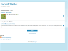 Tablet Screenshot of gamesinbasket.blogspot.com