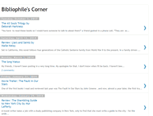 Tablet Screenshot of bibliophilescorner.blogspot.com