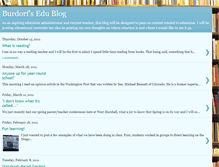 Tablet Screenshot of burdorfedublog.blogspot.com