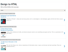 Tablet Screenshot of designtohtml.blogspot.com