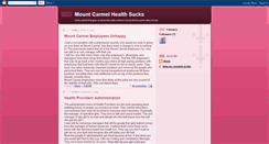 Desktop Screenshot of mountcarmelhealthsucks.blogspot.com