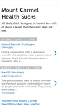 Mobile Screenshot of mountcarmelhealthsucks.blogspot.com