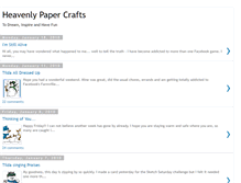 Tablet Screenshot of heavenlypapercrafts.blogspot.com