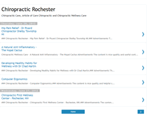 Tablet Screenshot of chiropracticrochester.blogspot.com