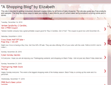 Tablet Screenshot of bloggingbyelizabeth.blogspot.com