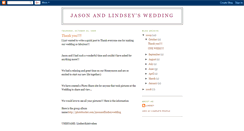 Desktop Screenshot of jasonandlindseyswedding.blogspot.com