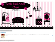 Tablet Screenshot of littleblackdresscloset.blogspot.com