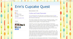 Desktop Screenshot of erinscupcakequest.blogspot.com