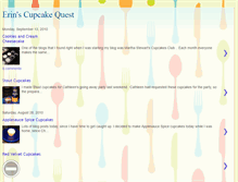 Tablet Screenshot of erinscupcakequest.blogspot.com