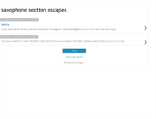 Tablet Screenshot of amkss-saxophone-escapes.blogspot.com