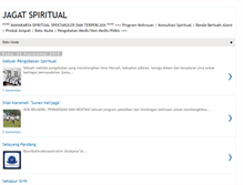 Tablet Screenshot of jagatspiritual.blogspot.com