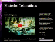 Tablet Screenshot of misteriostelematicos.blogspot.com