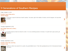 Tablet Screenshot of 3generationsofsouthernrecipes.blogspot.com