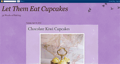 Desktop Screenshot of letthemeatcupcakes52weeks.blogspot.com