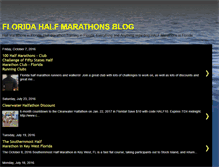 Tablet Screenshot of halfmarathonsflorida.blogspot.com