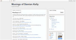 Desktop Screenshot of damian-musings.blogspot.com
