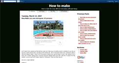 Desktop Screenshot of how-2-make.blogspot.com