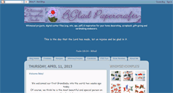 Desktop Screenshot of bgladpapercrafts.blogspot.com