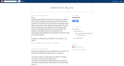 Desktop Screenshot of jonathanswebblog.blogspot.com