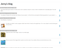 Tablet Screenshot of jonathanswebblog.blogspot.com