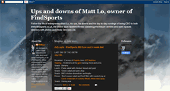 Desktop Screenshot of findsportsmattlo.blogspot.com