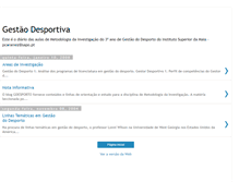 Tablet Screenshot of gdesporto.blogspot.com
