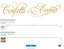 Tablet Screenshot of confettievents.blogspot.com