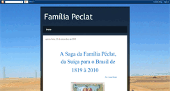 Desktop Screenshot of familiapeclat.blogspot.com