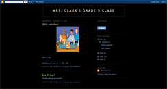 Desktop Screenshot of clarkgrade5.blogspot.com