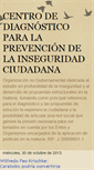 Mobile Screenshot of prevencionciudadana2010.blogspot.com