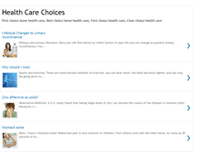 Tablet Screenshot of healthcarechoiceguide.blogspot.com