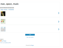 Tablet Screenshot of manspacemusic.blogspot.com
