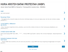 Tablet Screenshot of huriakristenbatakprotestan.blogspot.com