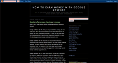 Desktop Screenshot of adsensewithearnmoney.blogspot.com