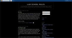 Desktop Screenshot of lawschoolrules.blogspot.com