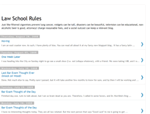 Tablet Screenshot of lawschoolrules.blogspot.com