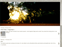 Tablet Screenshot of outofmyocean.blogspot.com