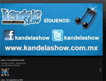 Tablet Screenshot of eventoskandela.blogspot.com