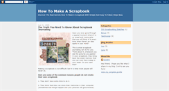 Desktop Screenshot of howtomakeascrapbook.blogspot.com