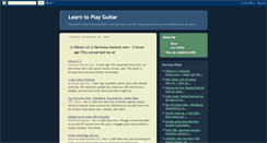 Desktop Screenshot of learn-to-play-guitar.blogspot.com