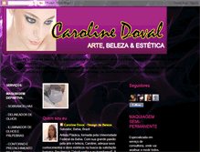 Tablet Screenshot of carolinedoval-maquiagemdefinitiva.blogspot.com