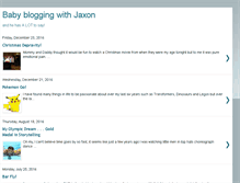 Tablet Screenshot of jaxonsbabyblog.blogspot.com