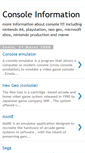 Mobile Screenshot of consoleinformation.blogspot.com