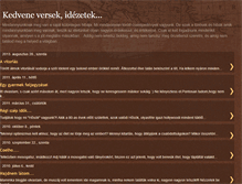 Tablet Screenshot of kedvencversek.blogspot.com