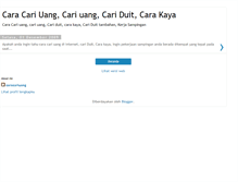 Tablet Screenshot of cari-uang-duit.blogspot.com